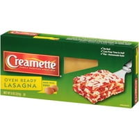 Creamette pećnica spremna tjestenina lazanje, kutija od 8 unci