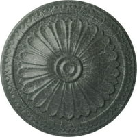 Ekena Millwork 15 OD 3 4 P Alexa stropni medaljon, ručno oslikana atenska zelena pukotina