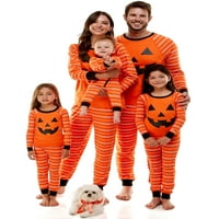 Derek Srce prugasti Jack-O-Lantern Usvajanje Halloween Family Pidžama set