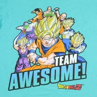 Dragon Ball Z Boys 'Ekipa Sjajna majica Goku Gohan Vegeta
