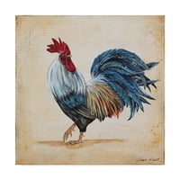 Zaštitni znak likovna umjetnost 'Rooster 1' platno umjetnost Jean Plout