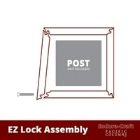 Ekena Millwork 16 W 10'H Craftsman Classic Square Konusni udubljeni panel Stupac W Standard Capital & Base