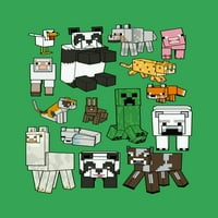 Minecraft Boys napadaju grafičke grafičke majice, 2-pak, veličine 4-18