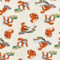 Znatiželjni set pidžama George Baby Cotton, 4-komad
