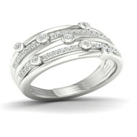 1 4CT TDW Diamond 10K Dijamantni prsten bijelog zlata