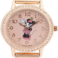 Disney Minnie Mouse ženski analogni ružičasti sat