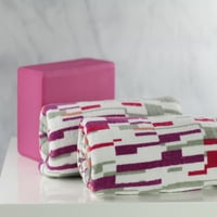 4-dijelni set sportskih ručnika, ružičasti