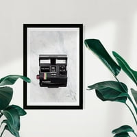 Wynwood Studio Entertainment and Hobies uokvireni zidne umjetničke otiske 'Polaroid mramor' Fotografski dekor -