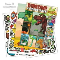 Dinosaur Stvorite komplet za lice, blagdanski poklon za djecu, u dobi od 3 godine