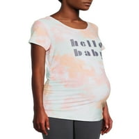 Ženska majica s grafikom za trudnice