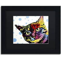 Zaštitni znak likovna umjetnost Pop Cat Canvas Art Dean Russo, Black Matte, Crni okvir