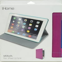Ihome Stitch Case za Apple iPad, ružičasta plava
