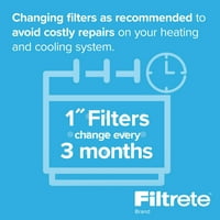 Filtrete Air Filter, MPR MERV 5, čisto smanjenje žive prašine, filter