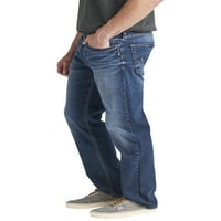 Silver Jeans Co. Muški Eddie opušteni traperice s konusnim nogama, veličine struka 28-42