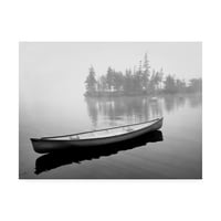 Zaštitni znak likovna umjetnost 'usamljena kanu Liverpool Nova Scotia Canada 2' Canvas Art by Monte Nagler