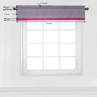 Bacati - sove ružičaste sive djevojke pamučni prozor valan