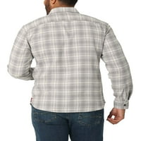 WRANGLER® muški dugi rukavi obična fit četkana flanelna košulja, veličine S-5xl
