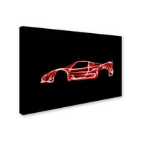 Zaštitni znak likovna umjetnost 'Ferrari F50' platno umjetnost Octavian Mielu