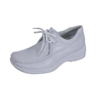 Udobne cipele za posao i ležernu odjeću u bijeloj boji 12