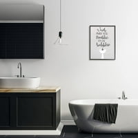 Stupell Industries peru probleme s mjehurićima Inspirativni sudoper u kupaonici, 20, dizajn Amande Murray