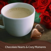 Mars Dove Valentinovo Dnevni kremasti karamela, mlijeko i tamna čokolada srčane tartufi u limenci u obliku srca,