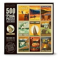 Americanflat zagonetka, zbirka visoke kvalitete, intelektualna igra za sve uzraste