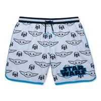 Baby Yoda Boys Swimwear Shorts, veličine 4-12