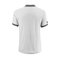 Wilson muški Team Polo teniski košulja, bijela