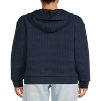 Ženski prošiveni pulover s patentnim zatvaračem