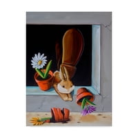 Zaštitni znak likovna umjetnost 'Peter Rabbit 11' Canvas Art by Cindy Thornton