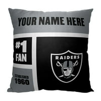 Las Vegas Raiders NFL Color block personalizirani jastuk 1818