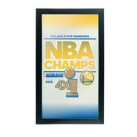 Golden State Warriorsi uokvireni logotip ogledalo, NBA Champs