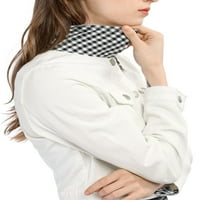 Jedinstvene ponude ženskog gumba dolje s dugim rukavima obrezana traper jakna