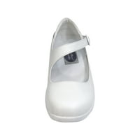 Sat udobnosti michele široke širine profesionalne elegantne cipele bijela 7.5