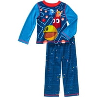 Pidžama pac-man maldler dečaka s dvodijelnim setom