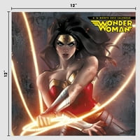Trendovi International DC stripovi Wonder Woman Wall Calendar & Pushpins