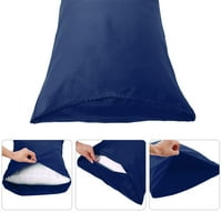 Jedinstvene jastučnice za tijelo po povoljnim cijenama, set od 2 mekane pamučne jastučnice u kraljevsko plavoj boji