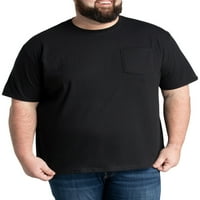 Plod tkalačke majice velikih muških majica Eversoft Pocket, veličine 2xb-4xb