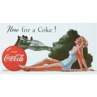 Vintage Metal Art Coke Dekorativni limen znak