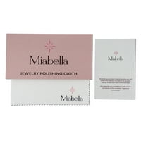 Miabella unise 10k bijelo zlato šuplje okrugla ogrlica za veznjake - 24 kopča za jastog, minimalistička