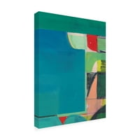 Bellissimo Art 'Teal Abstract I' Canvas Art