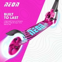 Neon Kids Sklopni udarac Scooter APE - Pink, Boys & Girls Svjetlosni kotači