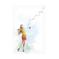 Marlene Watson 'Golf Player 2' platno umjetnost