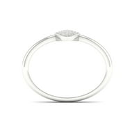 1 4CT TDW Diamond 10K bijelo zlato Marquise oblik klastera modni prsten