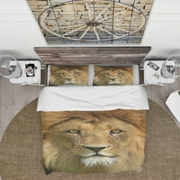 DesignArt 'Lion s mirnim licem' set za životinje