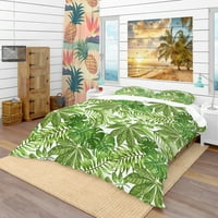 DesignArt 'egzotični uzorak s tropskim pokrivačem tropskih listova