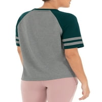 Atletički radovi ženska majica za bejzbol Sports Stripe Stripe Stripe