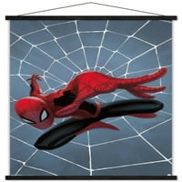 Marvel Comics - Spider -Man - minimalistički zidni plakat s drvenim magnetskim okvirom, 22.375 34