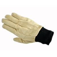 & F muških rukavica pamučno platno, veliko, bijelo, parovi