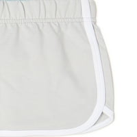 Wonder Nation Girls tiskane kratke hlače, 3-pack, veličine 4- & Plus